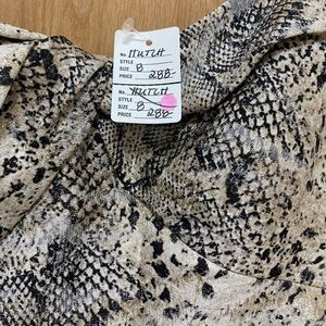 Hutch snakeskin boutique dress